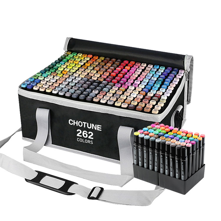Alcohol Black Barrel Quadruple Bar Marker Pen