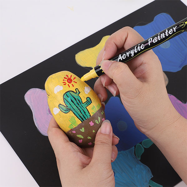 Double-ended Acrylic Marker Hard and Dot Head
