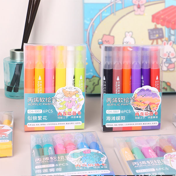 Triangle Bar Soft Tip Acrylic Marker