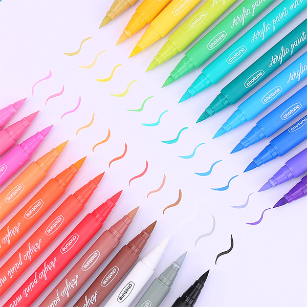 Round Bar Soft Tip Acrylic Marker