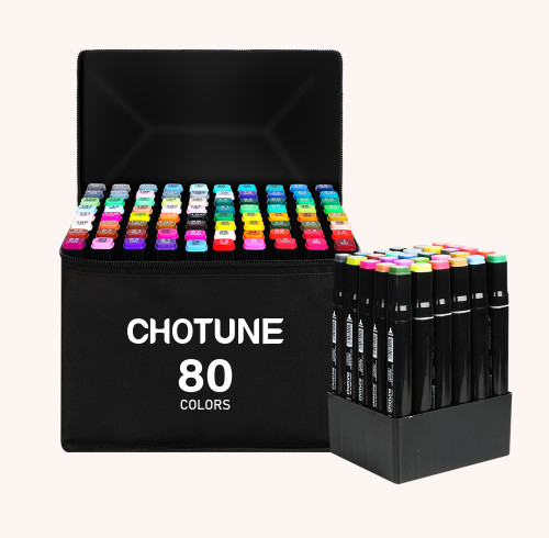 Chotune Square Black Barrel Marker Pen|Alcohol Based Marker Pen|OEM|ODM